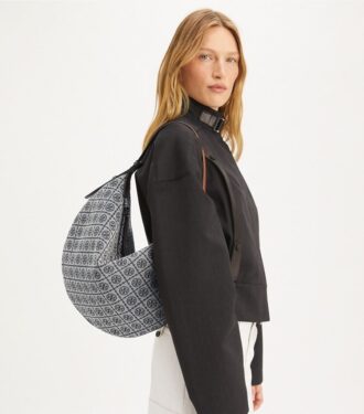 Borsa Balloon con monogramma T Monogram