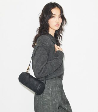 Borsa cilindrica Monogram Pebbled T