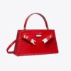 Borsa con manico superiore Mini Lee Radziwill con stampa cocco