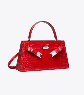 Borsa con manico superiore Mini Lee Radziwill con stampa cocco