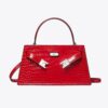 Borsa con manico superiore Mini Lee Radziwill con stampa cocco