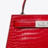Borsa con manico superiore Mini Lee Radziwill con stampa cocco