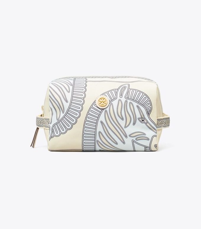Borsa cosmetici grande stampata Virginia