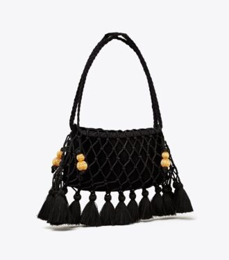 Borsa da sera con nappine