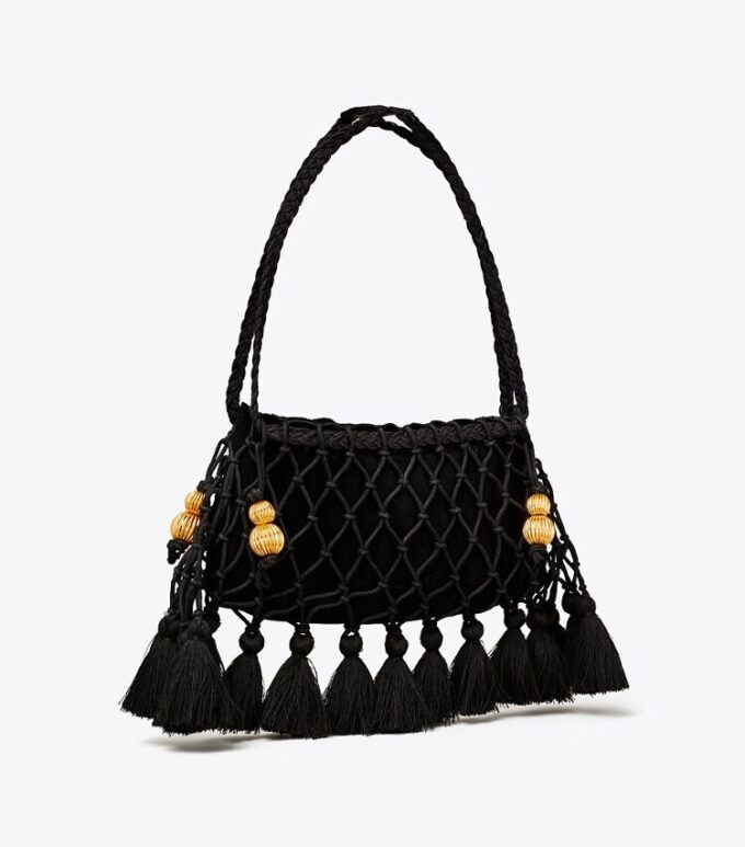 Borsa da sera con nappine Borsa da sera con nappine