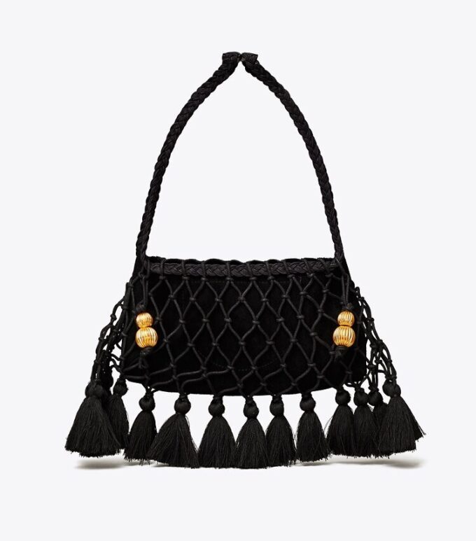 Borsa da sera con nappine Borsa da sera con nappine