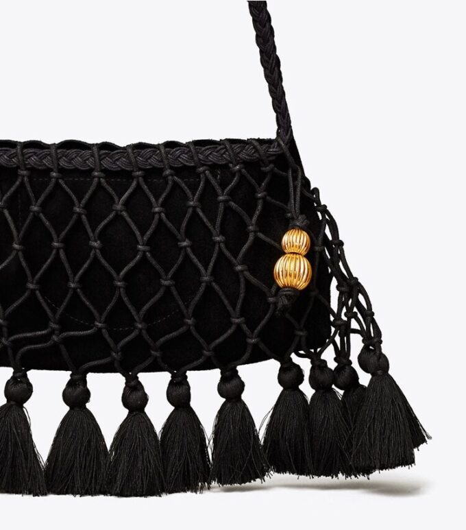 Borsa da sera con nappine Borsa da sera con nappine