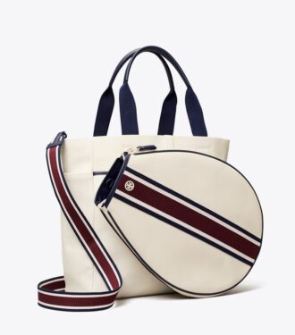 Borsa da tennis a righe