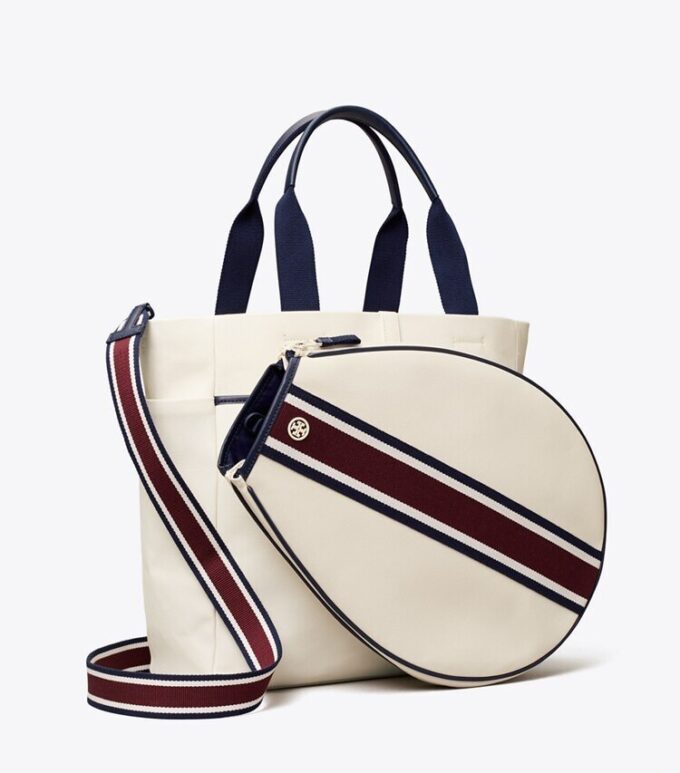 Borsa da tennis a righe Borsa da tennis a righe