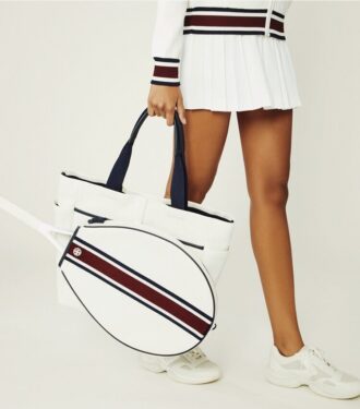 Borsa da tennis a righe