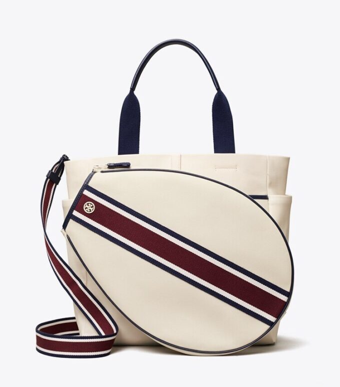 Borsa da tennis a righe Borsa da tennis a righe