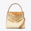 Borsa doppia Lee Radziwill piccola con texture martellata Borsa doppia Lee Radziwill piccola con texture martellata