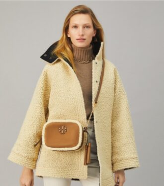Borsa fotocamera in shearling McGraw