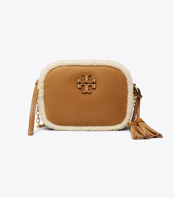 Borsa fotocamera in shearling McGraw