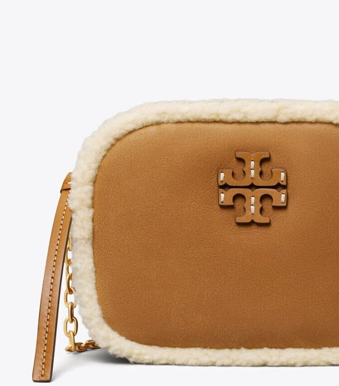 Borsa fotocamera in shearling McGraw