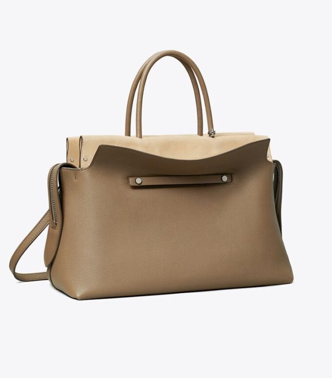 Borsa grande Mercer Pebbled Satchel Borsa grande Mercer Pebbled Satchel