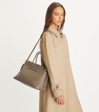 Borsa grande Mercer Pebbled Satchel