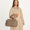 Borsa grande Mercer Pebbled Satchel Borsa grande Mercer Pebbled Satchel