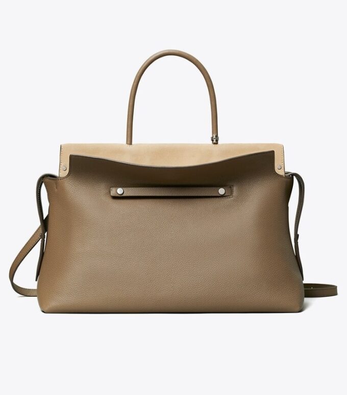 Borsa grande Mercer Pebbled Satchel Borsa grande Mercer Pebbled Satchel