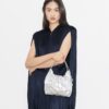 Borsa hobo metallizzata Mini Fleming