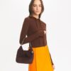 Borsa hobo Mini Fleming in morbida pelle scamosciata