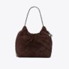 Borsa hobo Mini Fleming in morbida pelle scamosciata