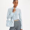 Borsa hobo Mini Fleming in morbido denim Borsa hobo Mini Fleming in morbido denim