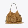 Borsa hobo Mini Fleming in pelle scamosciata con frange Borsa hobo Mini Fleming in pelle scamosciata con frange