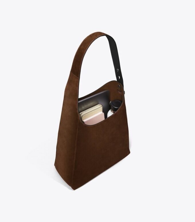 Borsa hobo Romy in pelle scamosciata Borsa hobo Romy in pelle scamosciata