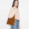 Borsa hobo Romy piccola in pelle scamosciata Borsa hobo Romy piccola in pelle scamosciata