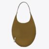 Borsa in pelle scamosciata traforata