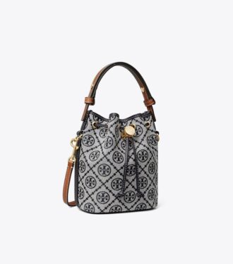 Borsa mini a secchiello con monogramma T Monogram