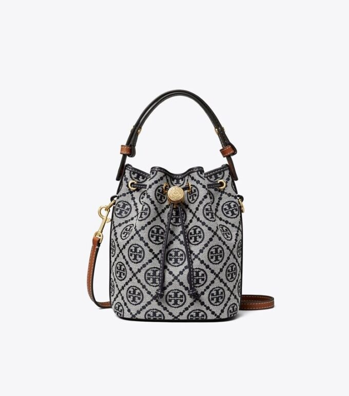 Borsa mini a secchiello con monogramma T Monogram Borsa mini a secchiello con monogramma T Monogram