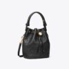 Borsa mini a secchiello con monogramma T Monogram in pelle martellata Borsa mini a secchiello con monogramma T Monogram in pelle martellata