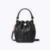 Borsa mini a secchiello con monogramma T Monogram in pelle martellata Borsa mini a secchiello con monogramma T Monogram in pelle martellata