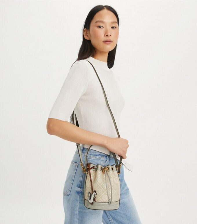 Borsa mini a secchiello T Monogram Cloud Borsa mini a secchiello T Monogram Cloud