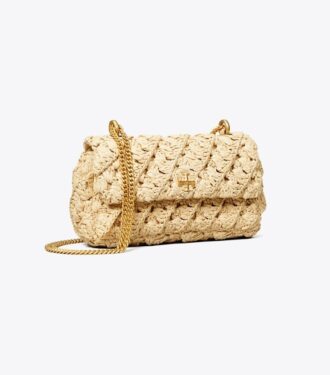 Borsa Mini Kira con patta intrecciata