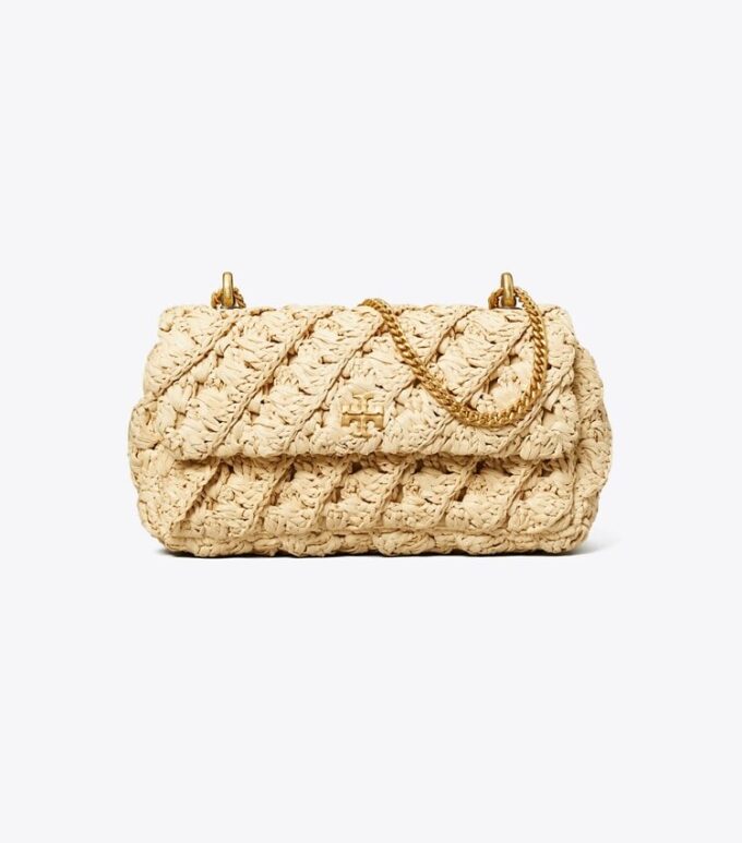 Borsa Mini Kira con patta intrecciata Borsa Mini Kira con patta intrecciata