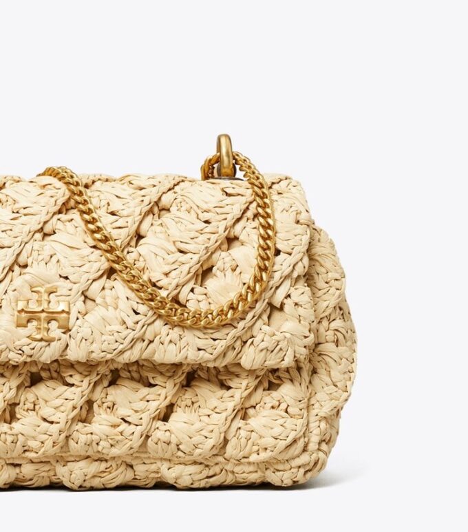 Borsa Mini Kira con patta intrecciata Borsa Mini Kira con patta intrecciata