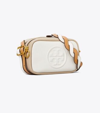 Borsa mini Perry Bombé con tracolla intrecciata