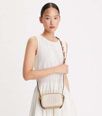 Borsa mini Perry Bombé con tracolla intrecciata