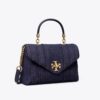 Borsa piccola in denim trapuntato Kira