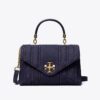 Borsa piccola in denim trapuntato Kira