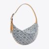 Borsa Small Balloon in denim con T Monogram Borsa Small Balloon in denim con T Monogram