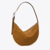 Borsa T Monogram Small Balloon in pelle scamosciata Borsa T Monogram Small Balloon in pelle scamosciata