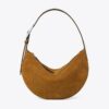 Borsa T Monogram Small Balloon in pelle scamosciata Borsa T Monogram Small Balloon in pelle scamosciata