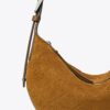 Borsa T Monogram Small Balloon in pelle scamosciata Borsa T Monogram Small Balloon in pelle scamosciata