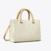 Borsa tote con manici superiori T Monogram Pebble Borsa tote con manici superiori T Monogram Pebble