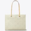 Borsa tote con monogramma T in pelle martellata Borsa tote con monogramma T in pelle martellata