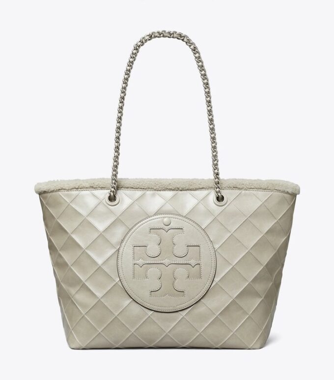 Borsa tote Ella Chain Shearling